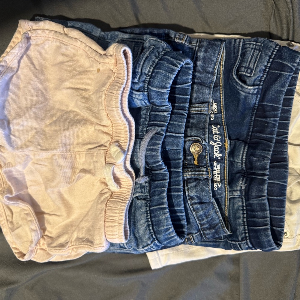 Cat & Jack Pink and Blue Kids Shorts Set